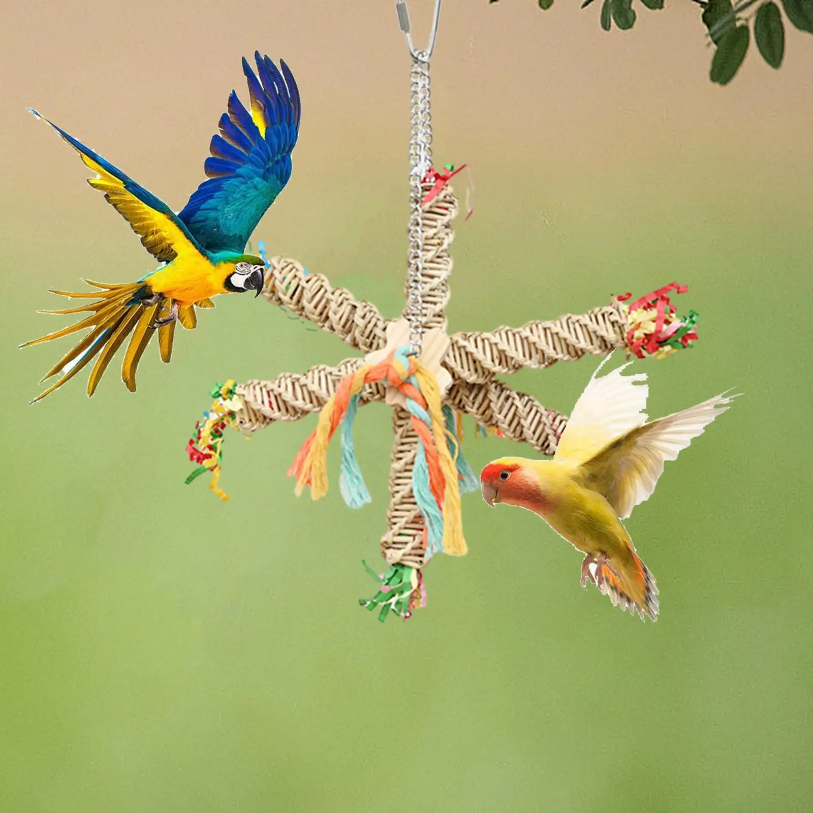 Standing Chewing Toy Hanging Bird Toys for Pet Bird Supplies Budgie Finch bird toy