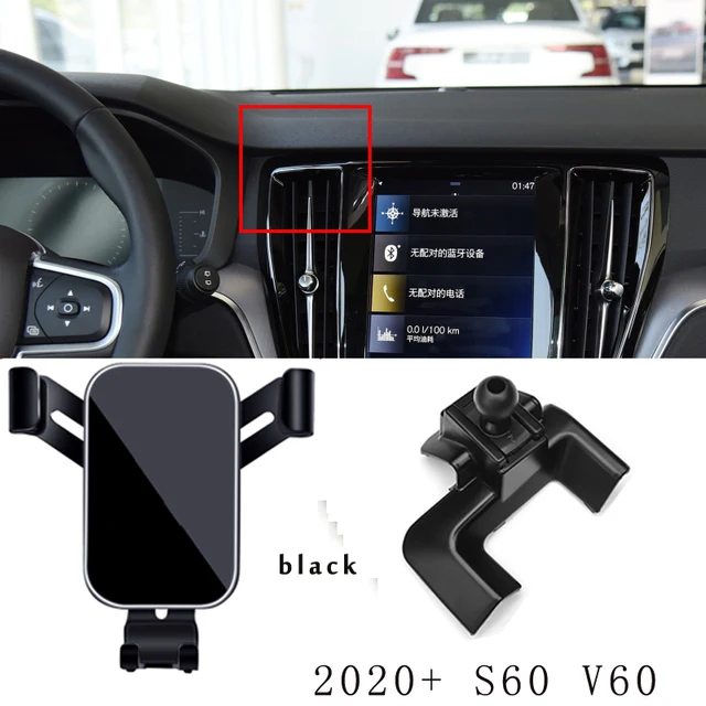 LHD Car Phone Holder For Volvo s60 v60 s90 v90 xc40 xc60 xc90 Car Styling Bracket GPS Stand