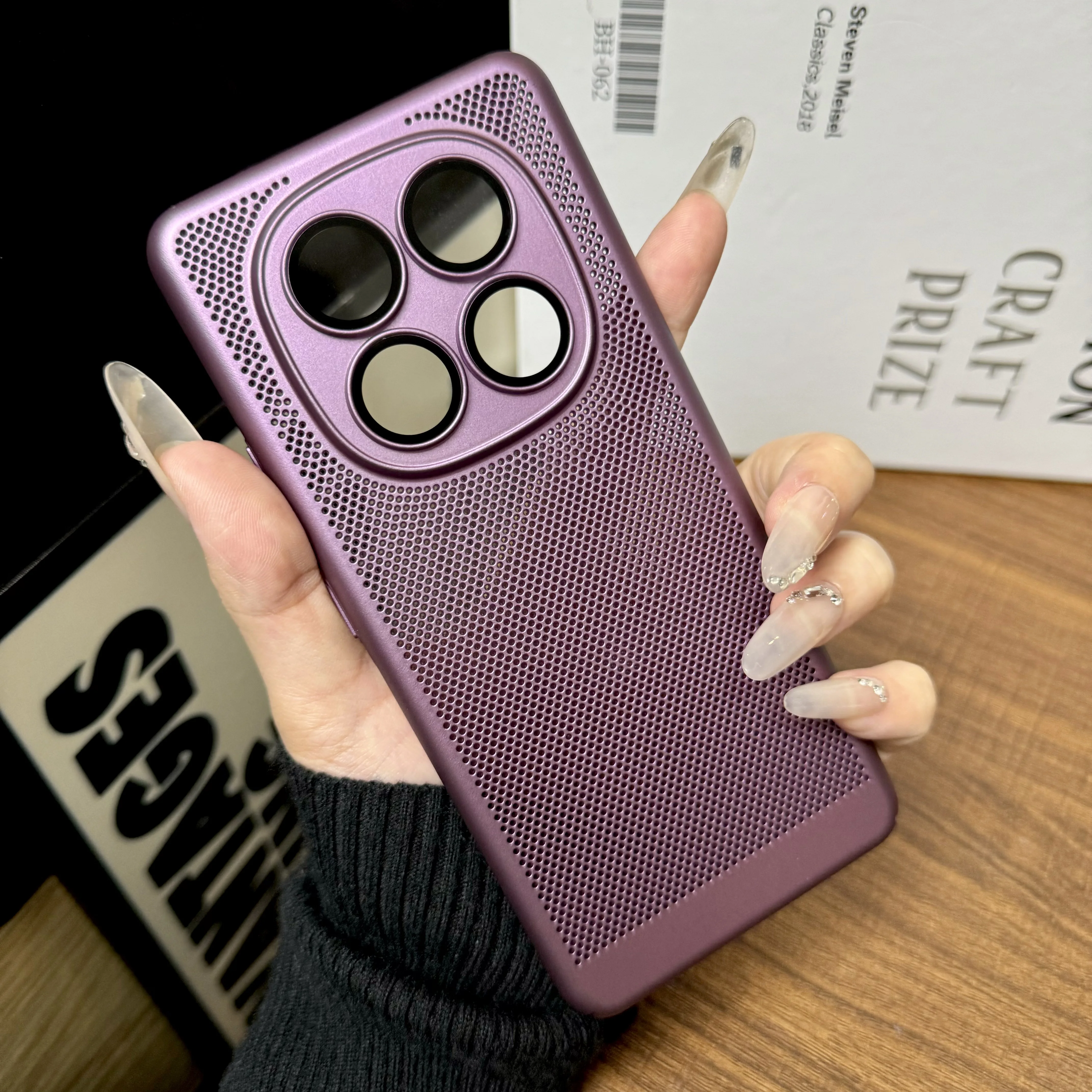 Heat Dissipating Shockproof Hard Case with Mesh Armor and Lens Protector
