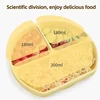 4/6/8PCS Baby Soft Silicone Plate Set Food Grade Non-Slip Dinner Plate Cup Spoon Fork Set BPA Free Children Feeding Dinnerware 3