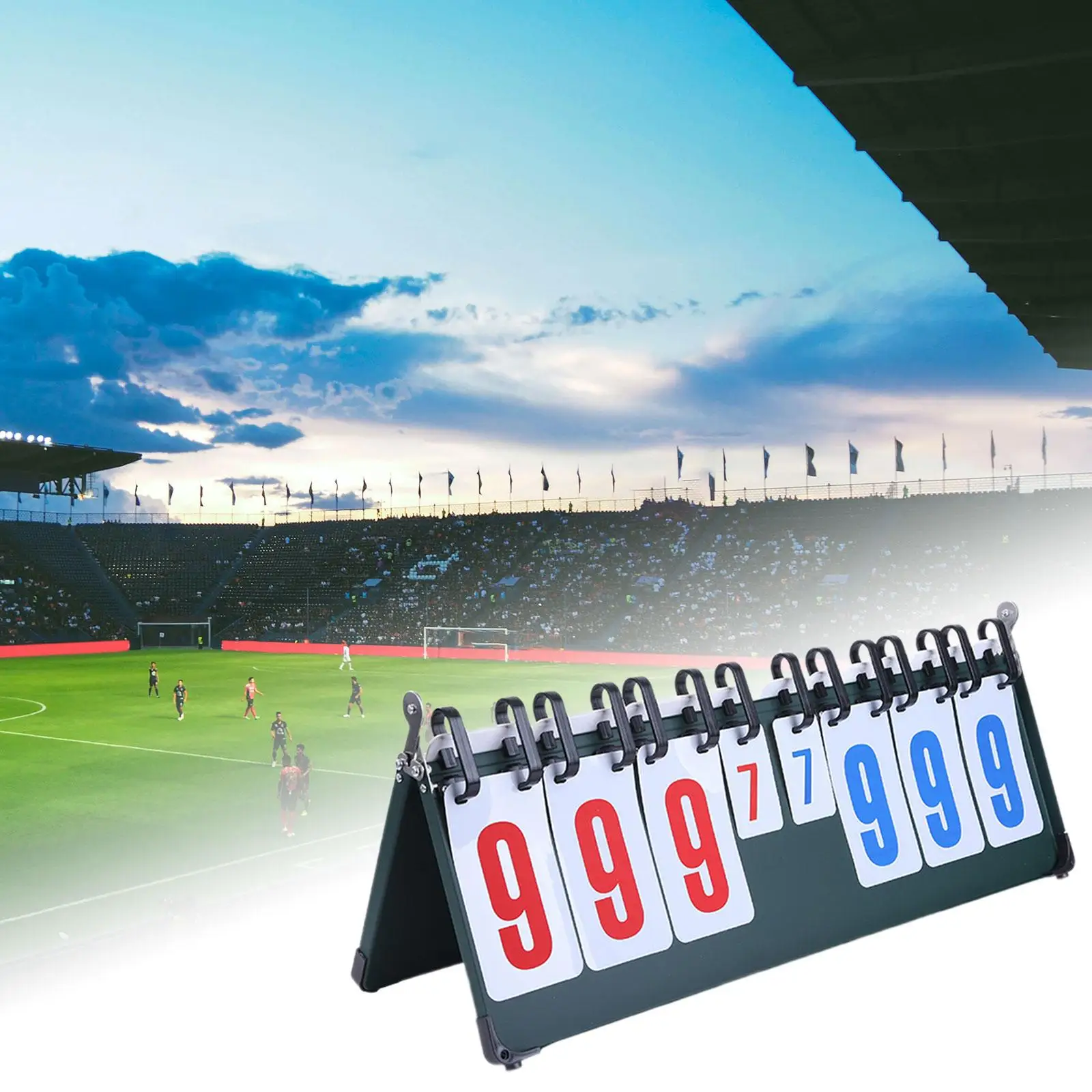 

Откидная Спортивная доска 8 цифровых настольных очков Flipper для командных игр, тенниса