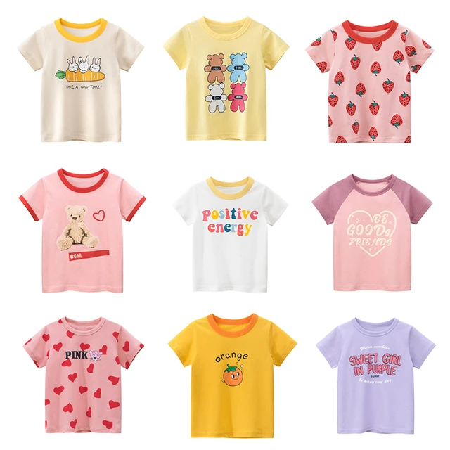 Fashionable Bear Printed T-shirt For Kids – Yard of Deals