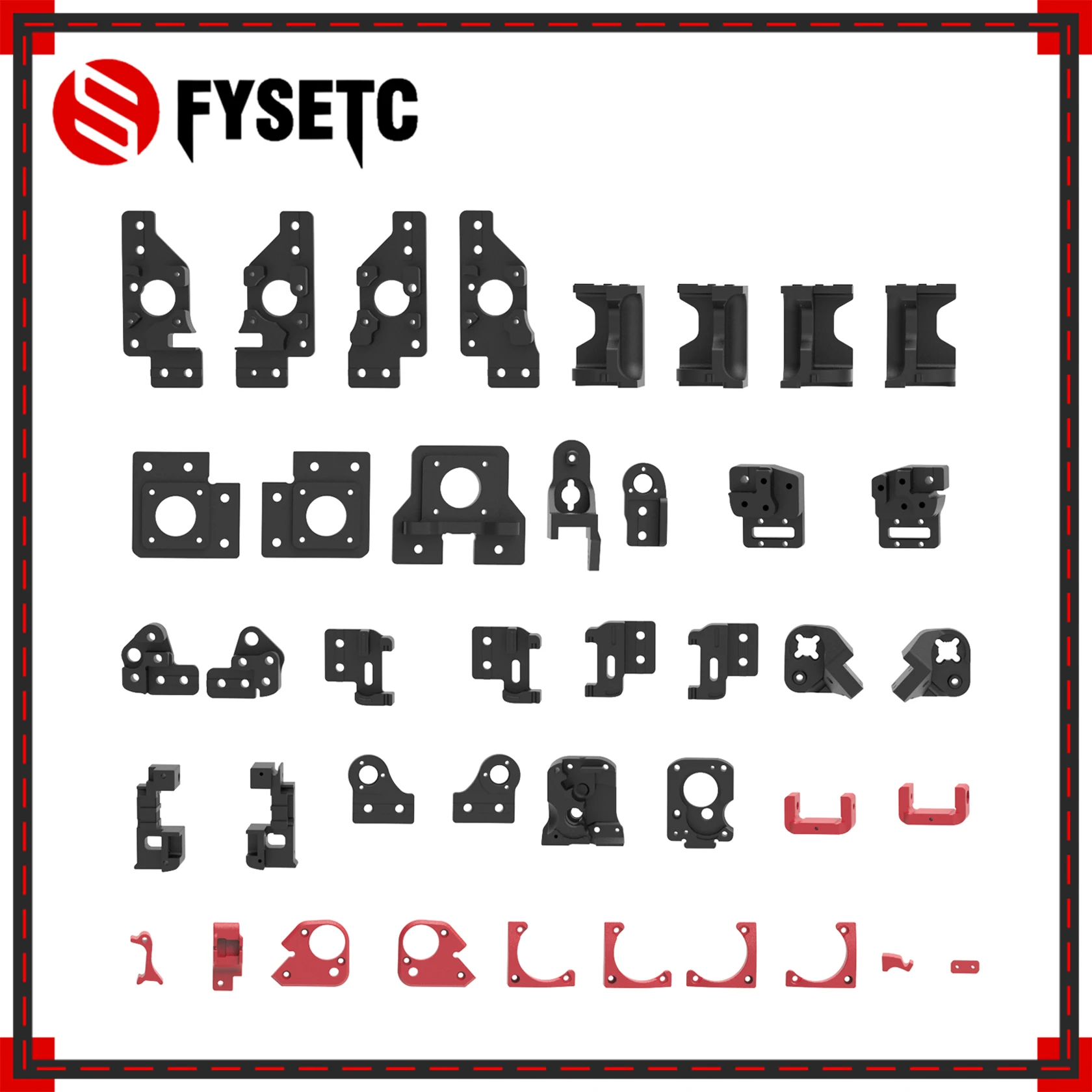 FYSETC Voron Trident 3D Printer Upgrade Aluminum Alloy Frame Printed Parts Kit CNC Machined Metal Full Parts