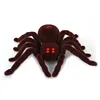RC Spider Eye Shine Halloween Simulation Scary Plush Creepy Tarantula Remote Control Tricky Cockroach Soft Prank Lizard Kid Toy 6