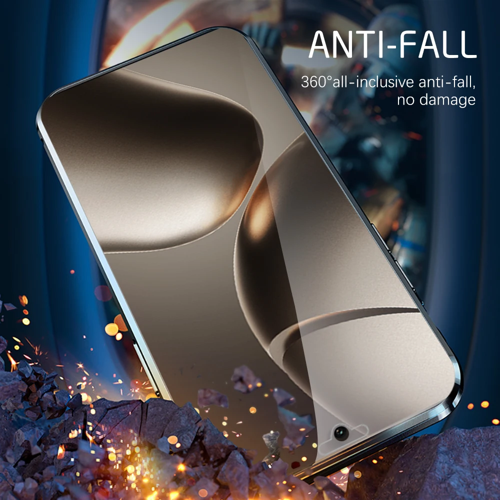 360&deg; Metal Magnetic Attraction Flip Case for Xiaomi 14T Pro 5G Double-Sided Tempered Glass Protect Coque Xiaomi14T 14 T 14TPro phone case