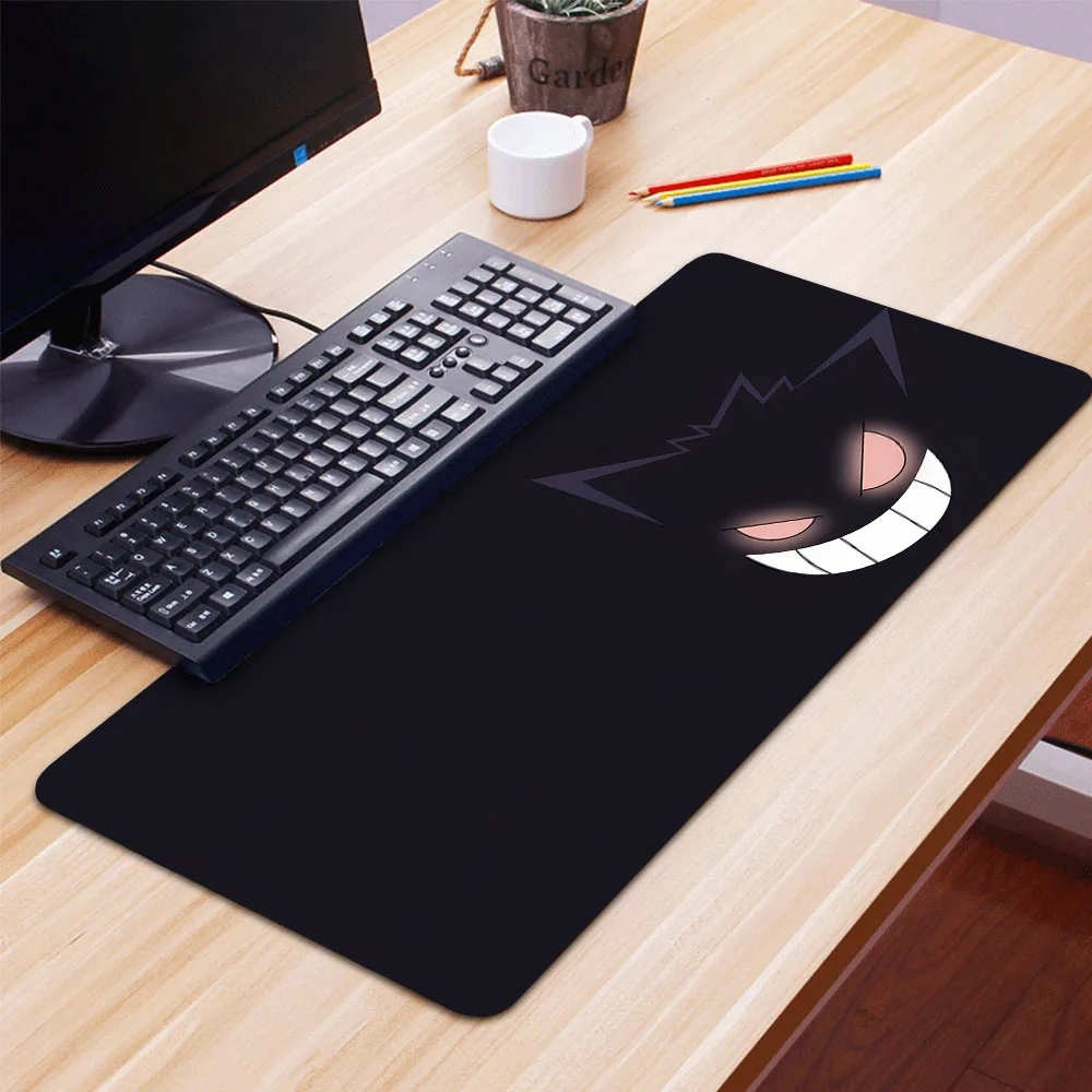 Horrible Cartoon Monster Pattern Large Gaming Mouse Pad E-Sports Office Desk Mat Keyboard Pad Non-Slip Computer Mouse Mat 5