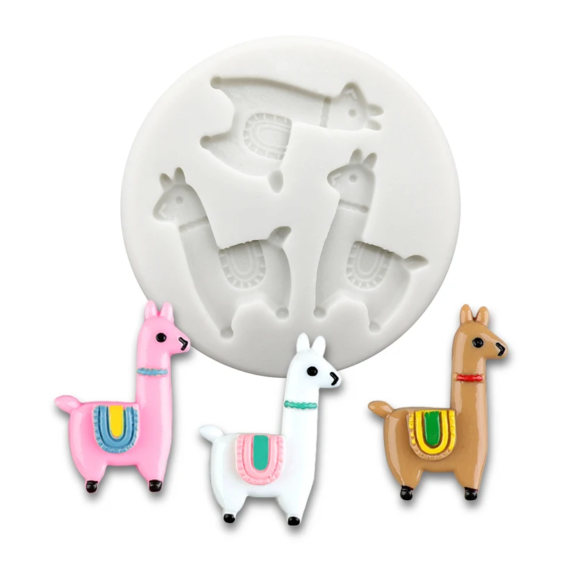 Alpaka Silikonform Sugarcraft Fondant Kuchen Dekorieren Werkzeuge Cupcake Schokolade Backform