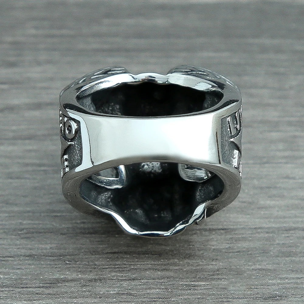 Retro Punk Motorcycle Engine Rings For Men Boys Gothic 316L