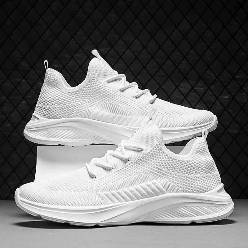 Summer Shoes For Men Breathable White Men's Sneakers 2022 New Fashion Walking Shoes Man Tenis Masculino Zapatillas Hombre 1