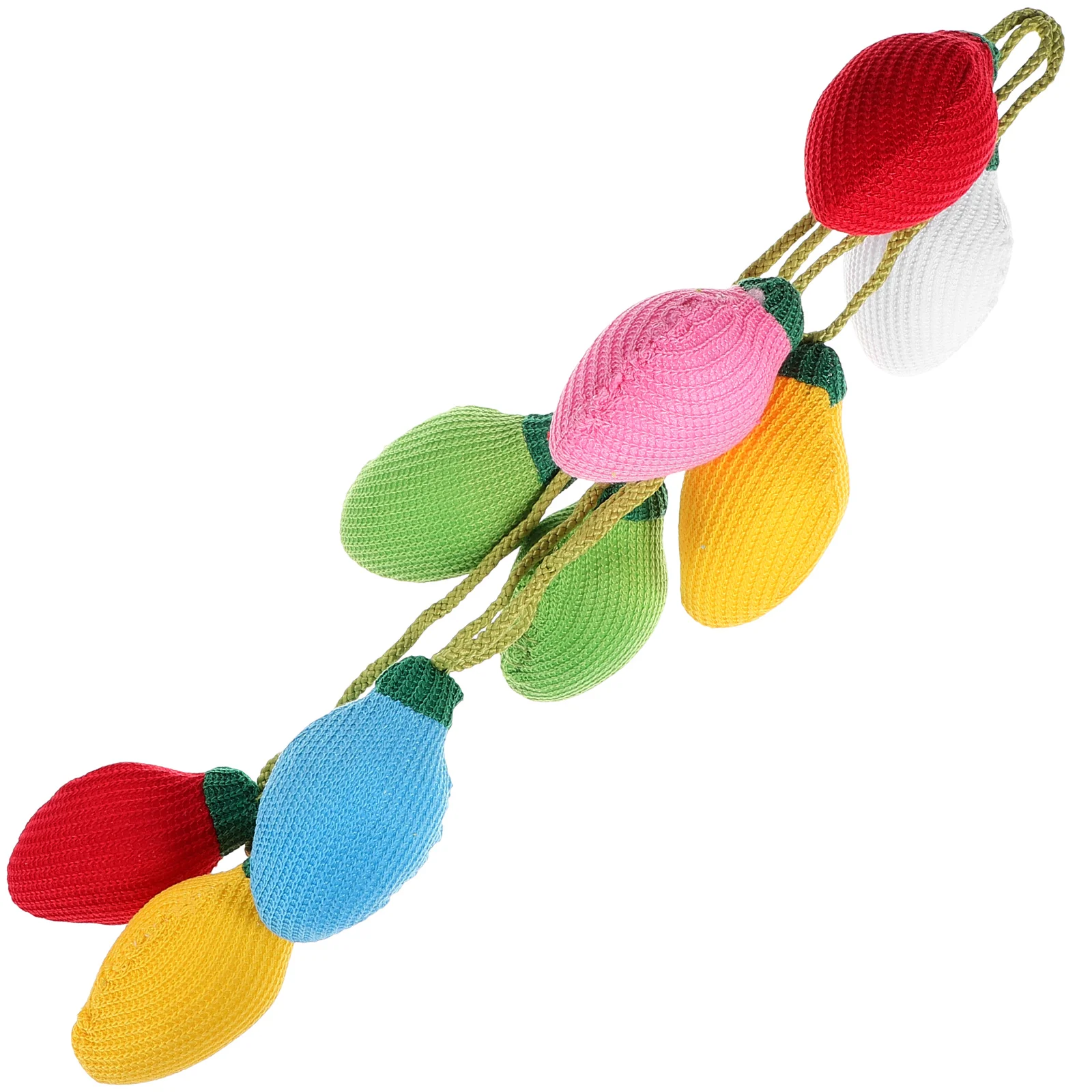 

Garland Pom Pendant Xmas Ball Felt Christmas Wool Pastel Diy Decor Party Layout Scene Tassel Rainbow