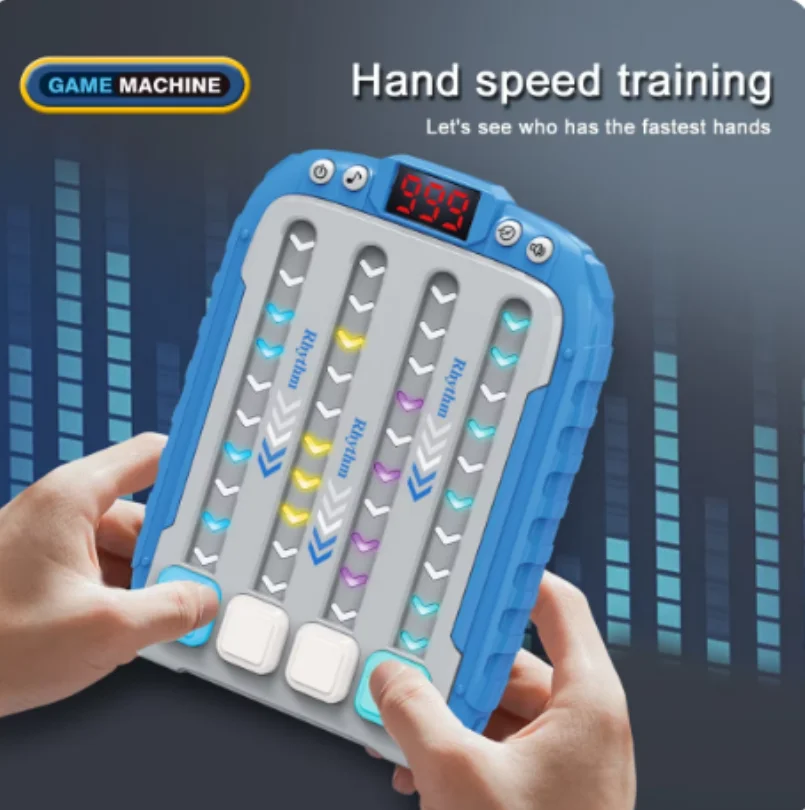 Electronic Music Rhythm Game Machine – Gioco Di Memoria E Pressione Rapida A Forma Di Coniglio – Giocattolo Educativo Antistress Per Bambini E Ragazzi - 5