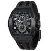 TSAR BOMBA Watch for Men Luxury Quartz Tonneau Wristwatch Sapphire Chronograph Waterproof Clock Valentine's day Gift 2023 New 2