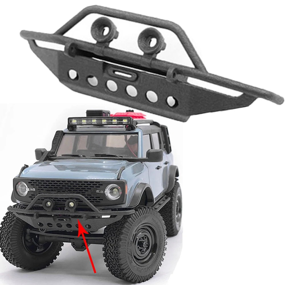 

Для осевой Φ BRONCO RC автомобиль нейлоновый передний бампер с фотомоделью игрушечный автомобиль обновленные аксессуары DIY части
