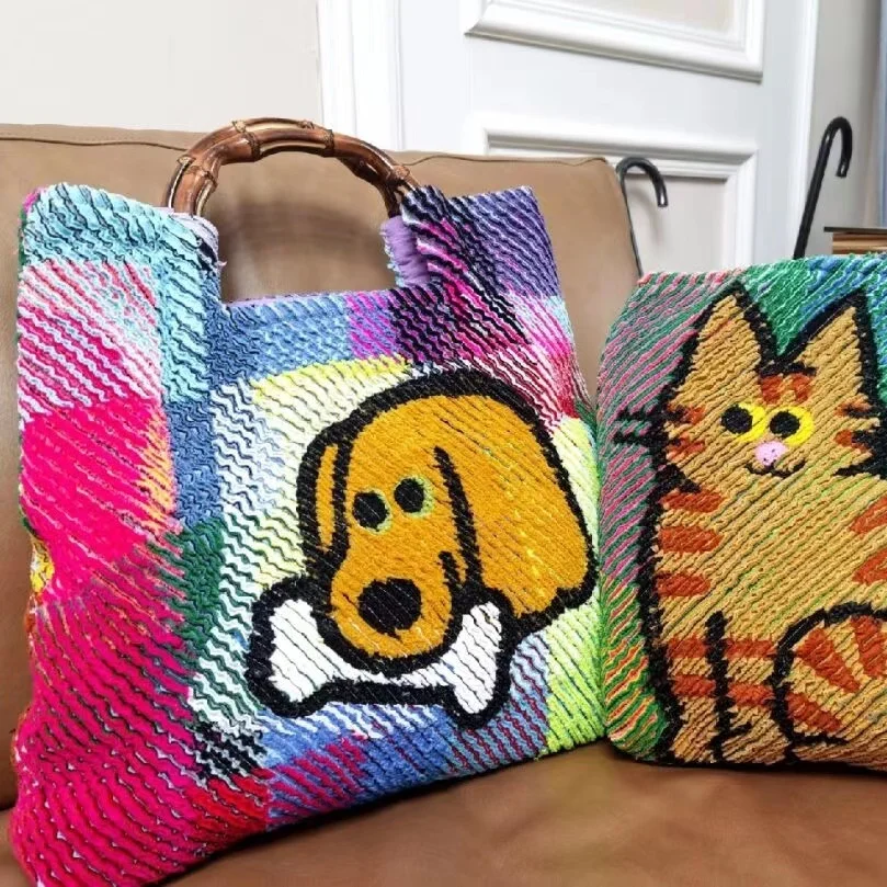 

Large Capacity Naking Dog Shoulder Bag Kawaii Bag Women Cute Cartoon Japanese Tote Bag Kawaii Bag Women Cute Cartoon Plush Bag