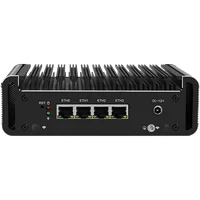 New J4125 Soft route i226/2.5G NIC Dual memory card slot Mini-host /iKuai/NAS/PVE/ESXI Energy-saving computer without fan 1
