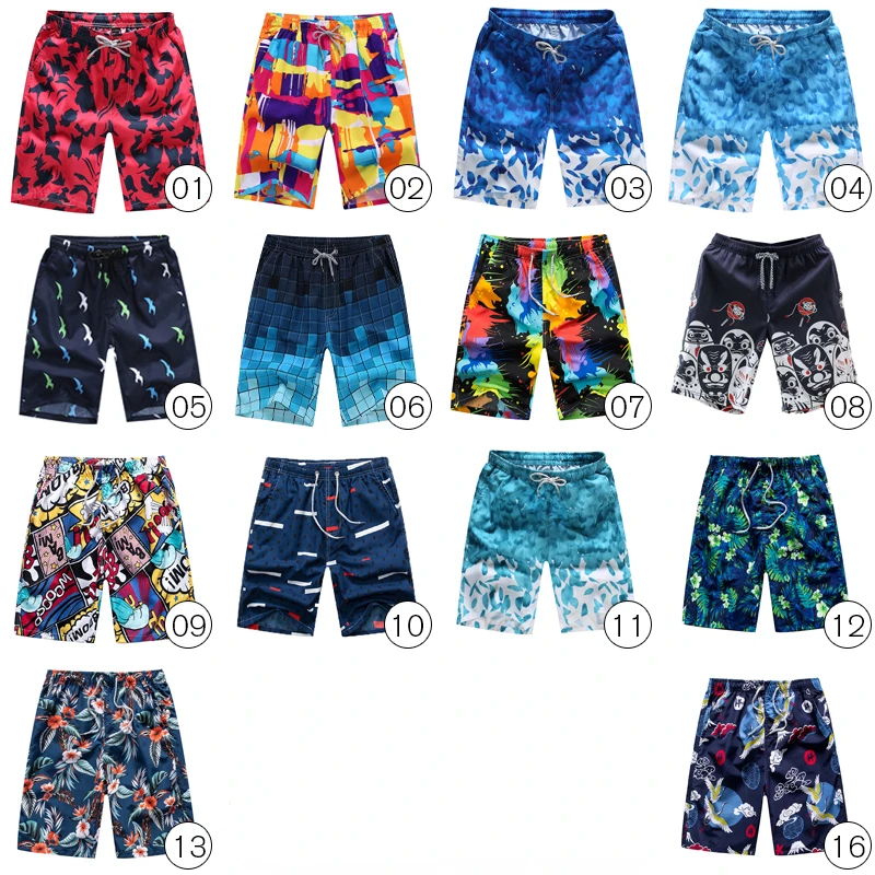 Plus Size Swim Trunks for Men Wave Storm Swim Shorts Quick Dry Board Shorts Summer Pants Beach Wear with Pockets