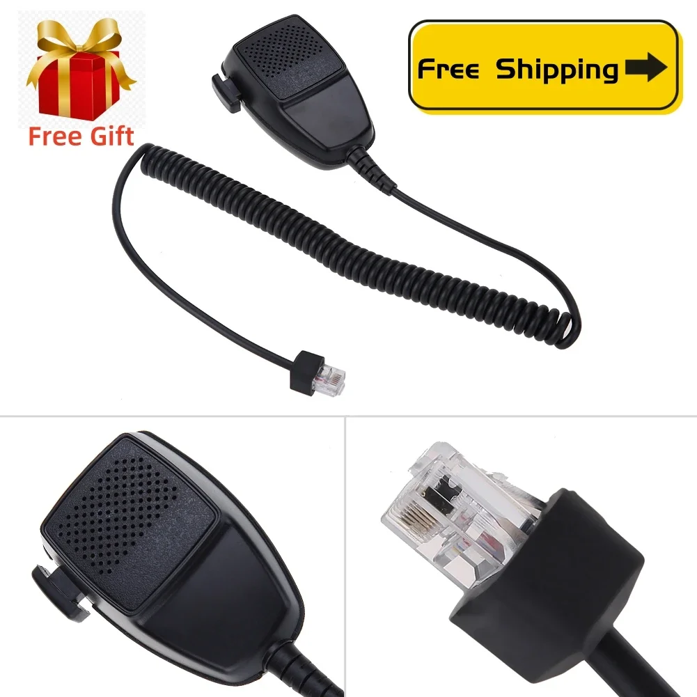 

RZAND-8-pin PTT громкоговоритель для Motorola GM300 GM340 CM160 CM200 CM300 Mobile Radio PRO5100 CDM750 Walkie-talkie Baofeng