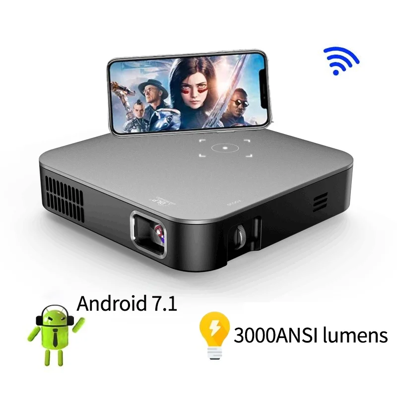 Full-HD-1080P-Mini-Projector-Smart-TV-WIFI-Portable-Home-Theater-Cinema ...