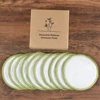 Cotton Demaquillant 10Pcs Bamboo Makeup Remover Reusable Cotton Pads Washable Rounds Clean Facial Cotton Reusable Makeup Tools 4