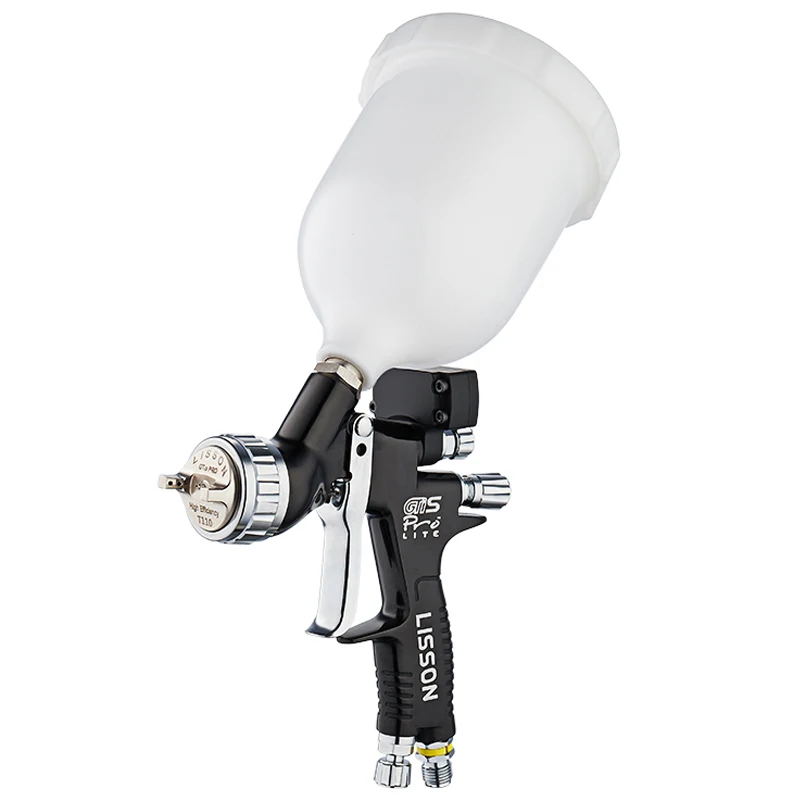 

LISSON GTI Pro Paint Spray Gun T110 with Digital Manometer For Automotive Car Detailing Water based Paint Sprayer Gravity Gun