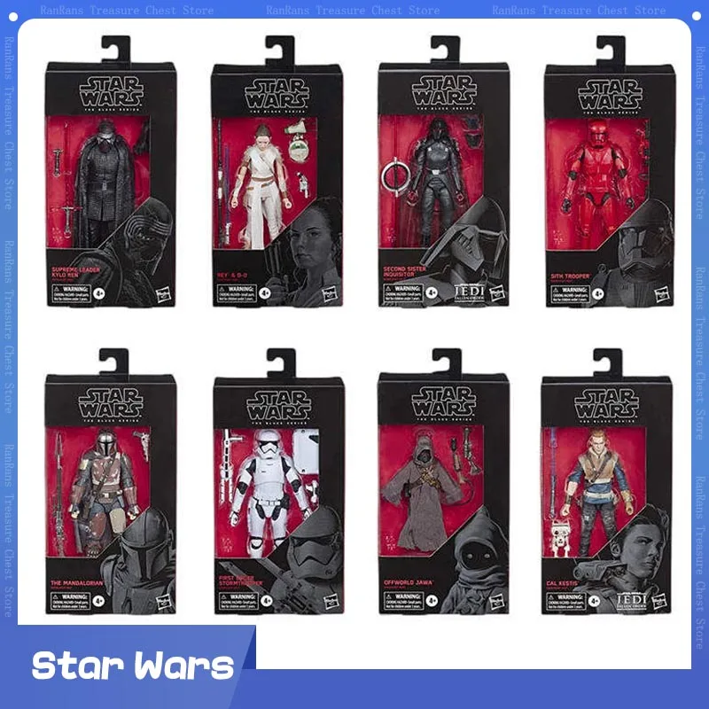 Original Star Wars The Black Series The Mandalorian Darth Vader Anakin Skywalker Ahsoka Tano Snowtrooper Action Figures Da 6 Pollici
