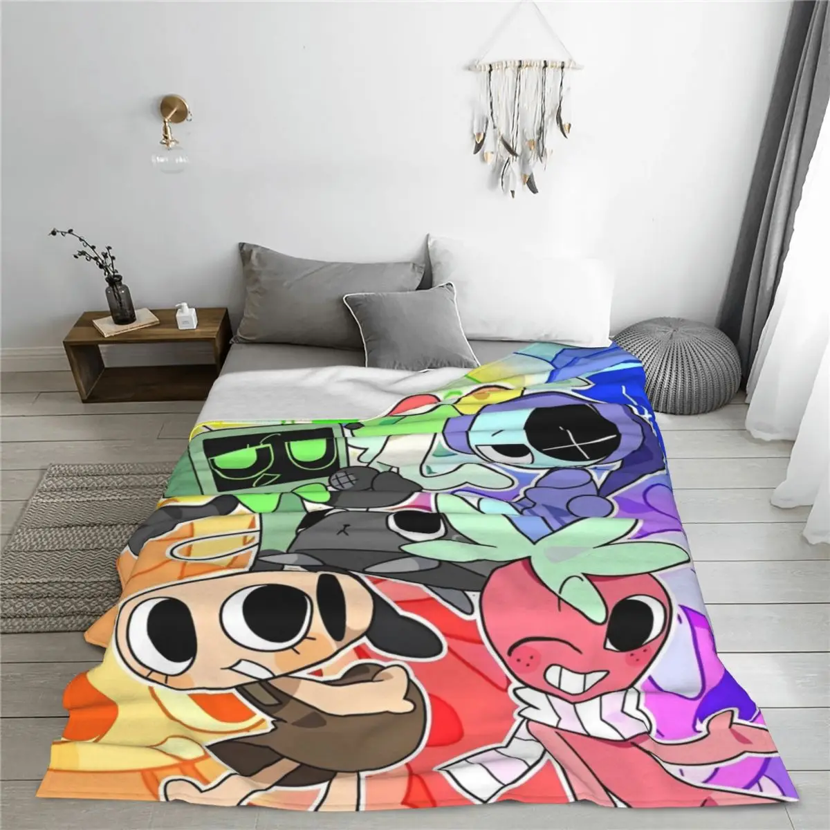 Dandy's World Game Accessories Blanket Super Soft Warm Throw Blankets for Sofa Multi-size Throws And Blankets 3