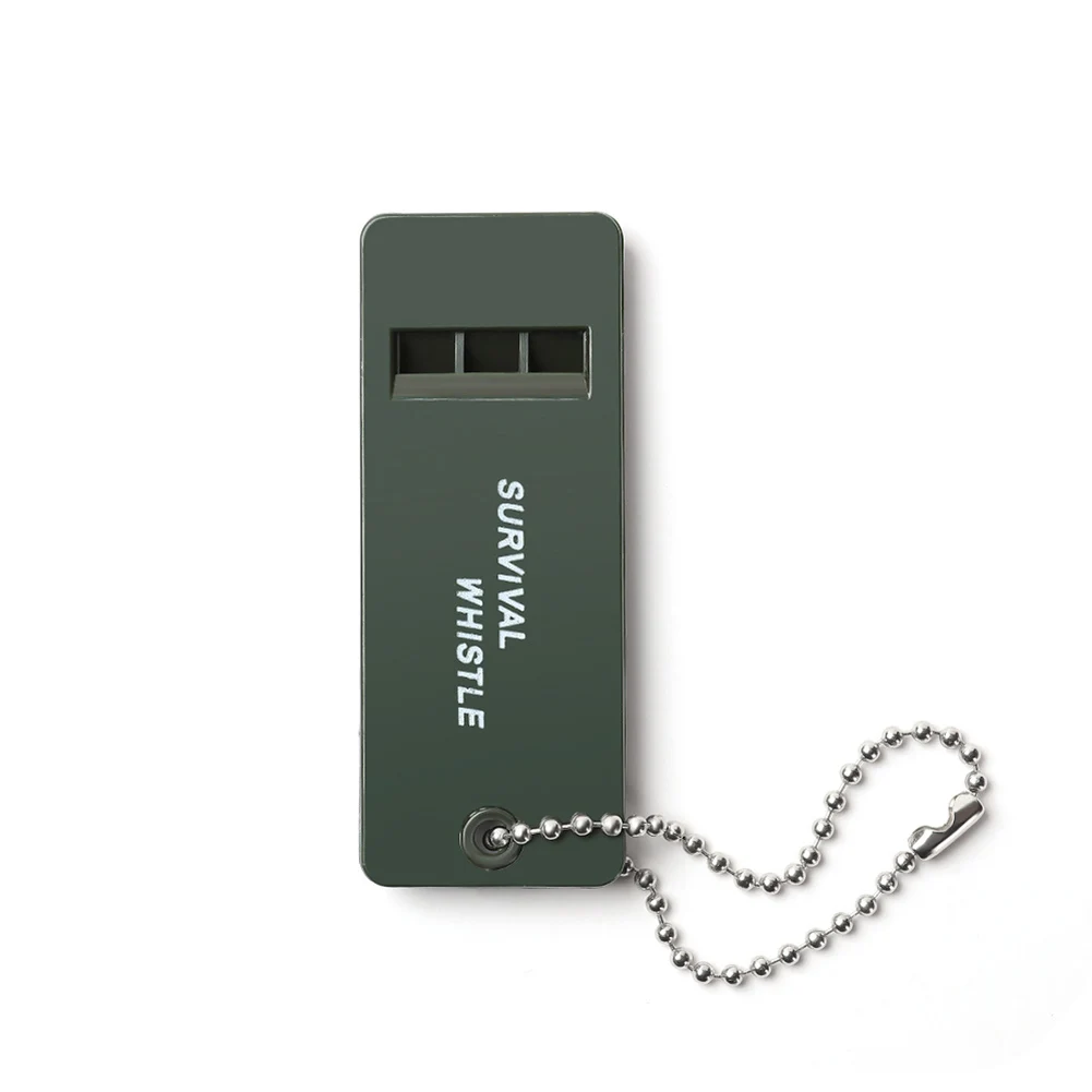Portable Outdoor Survival Whistle Multiple Audio Whistle With Hanging Chain Emergency Camping Hiking Accessories