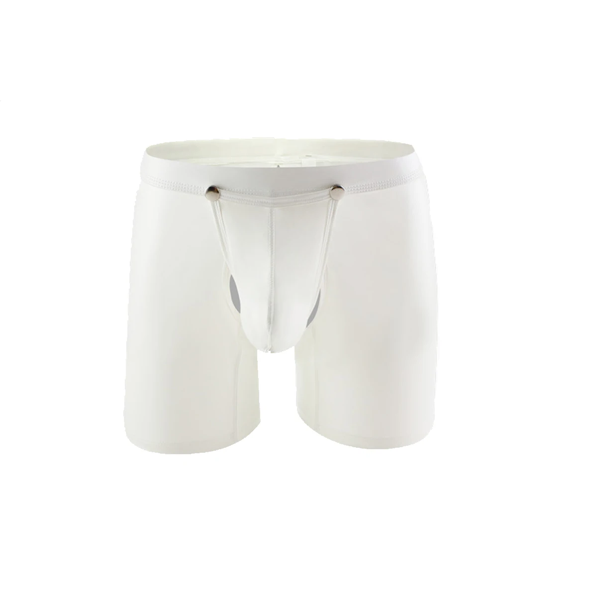 Men Open Long Sheath Underwear Boxer Briefs Shorts Bulge Pouch ...