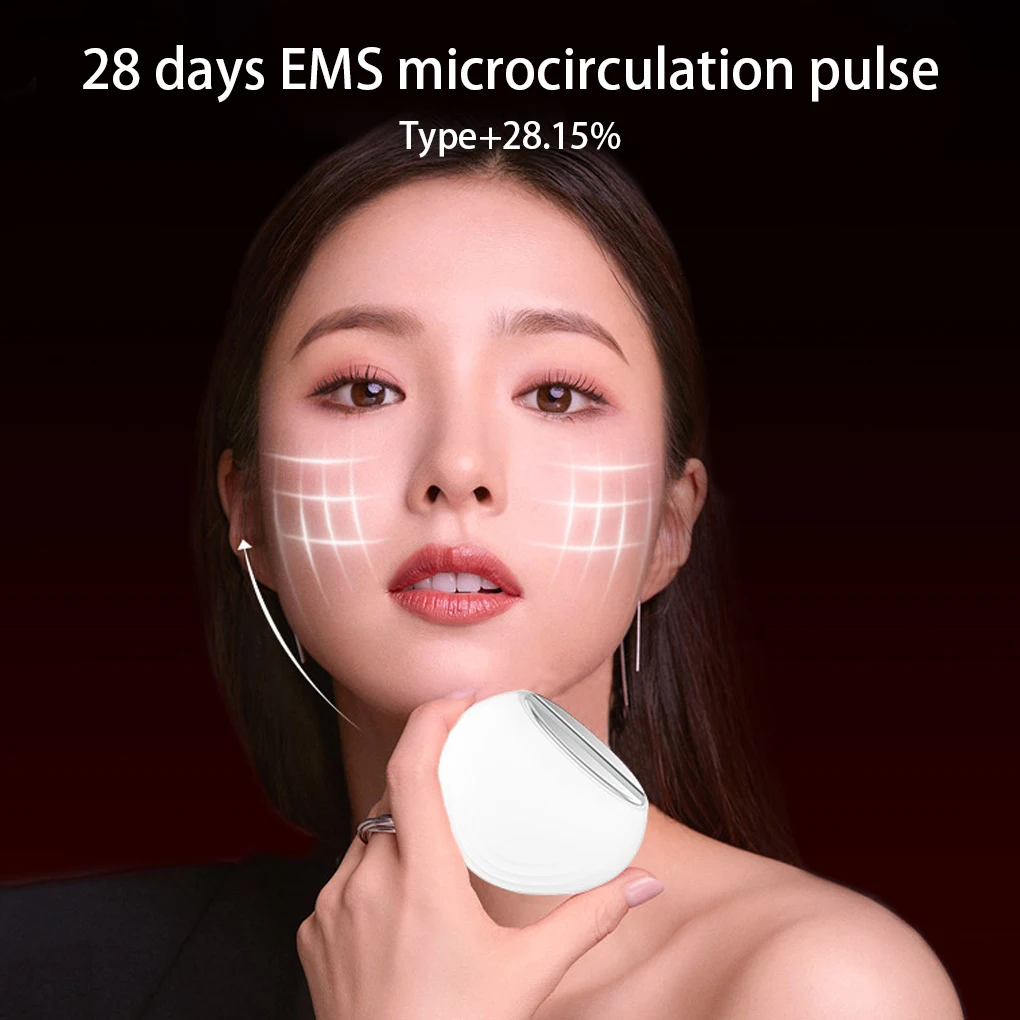 

Women Electric Face Massager Heating Tightening Rechargeable Massage Tool