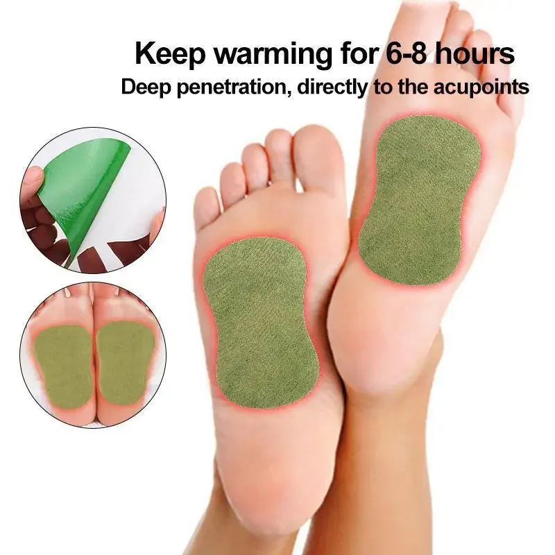 Foot Patch Wormwood Heel Fatigue Pain Relieving Plaster Relieve Stress Detoxification Help Sleeping Body Detox Pad 10/20pcs