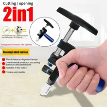 

2 In 1 Glass Tile Cutter Tungsten Steel Breaking Pliers Hand Mirror Cutter Tool Ceramic Tile Opener Manual Tile Ceramic Cutter