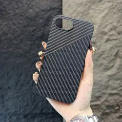 New Matte Hard Luxury Carbon Fiber Texture Non - Slip Protective Back Cover Case - iPhone 17 e (Color 1)
