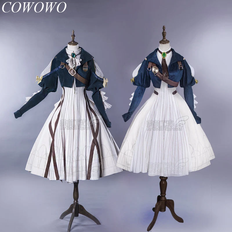 

Anime! Violet Evergarden Elegant Lolita Dress Gorgeous Uniform Cosplay Costume Halloween Carnival Party Suit For Women