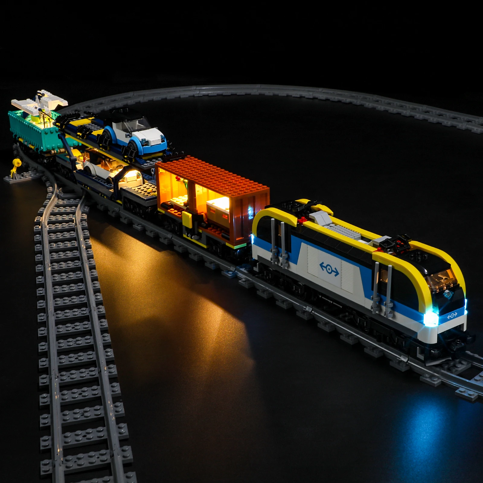 YEABRICKS LED Light for Lego-60336 City Freight Train Building Blocks Model  (Lego Set NOT Included)