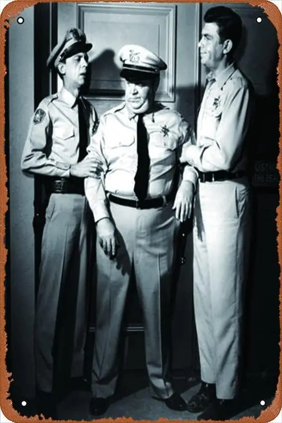 

The Andy Griffith Show (1960) винтажный Ретро металлический жестяной знак, паб, бар, мужская пещера, Клубное украшение для кафе 8x12 дюймов