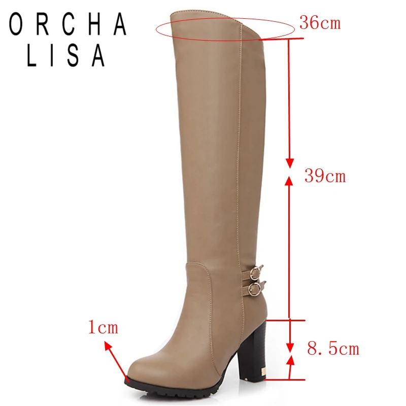 Women Knee Boots For ORCHA LISA
