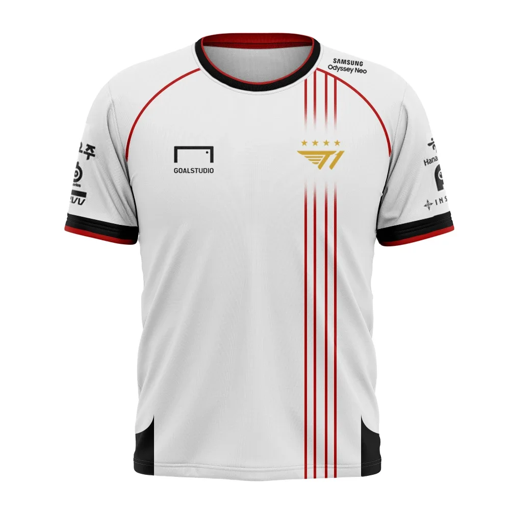 T1 World Team Jersey T-Shirt for Fans, Short Sleeve Shirt, Karla