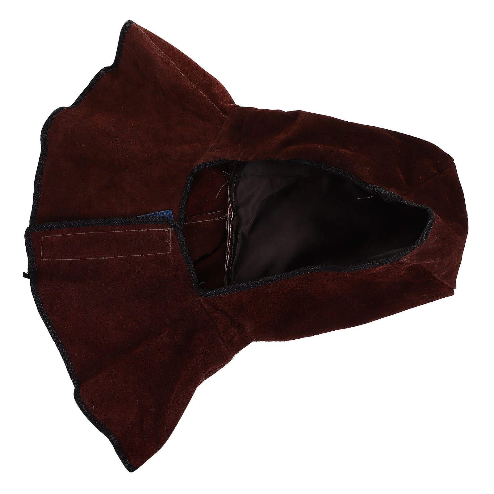 Welding Hood Cowhide Welding Protective Caps with Neck Shoulder Drape