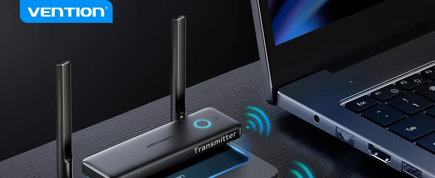 Wireless HDMI VGA Extender Kit 5G 50M Video Transmitter & Receiver 1080 60Hz Tra