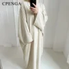 Eid Ramadan ouvert Abaya pour femmes plaine dubaï casual coton lin modeste Abayas Kimono turquie manteau musulman vêtements islamiques Robe