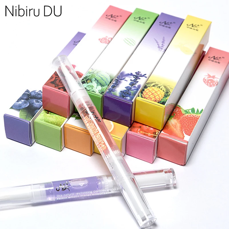 Cuticle Oil Pens Gel Nail Nourishment Polish for Nails Treatment 5ml Nailfinger Care Tools 6/1pcs nail care oil,nail cuticle oil pen