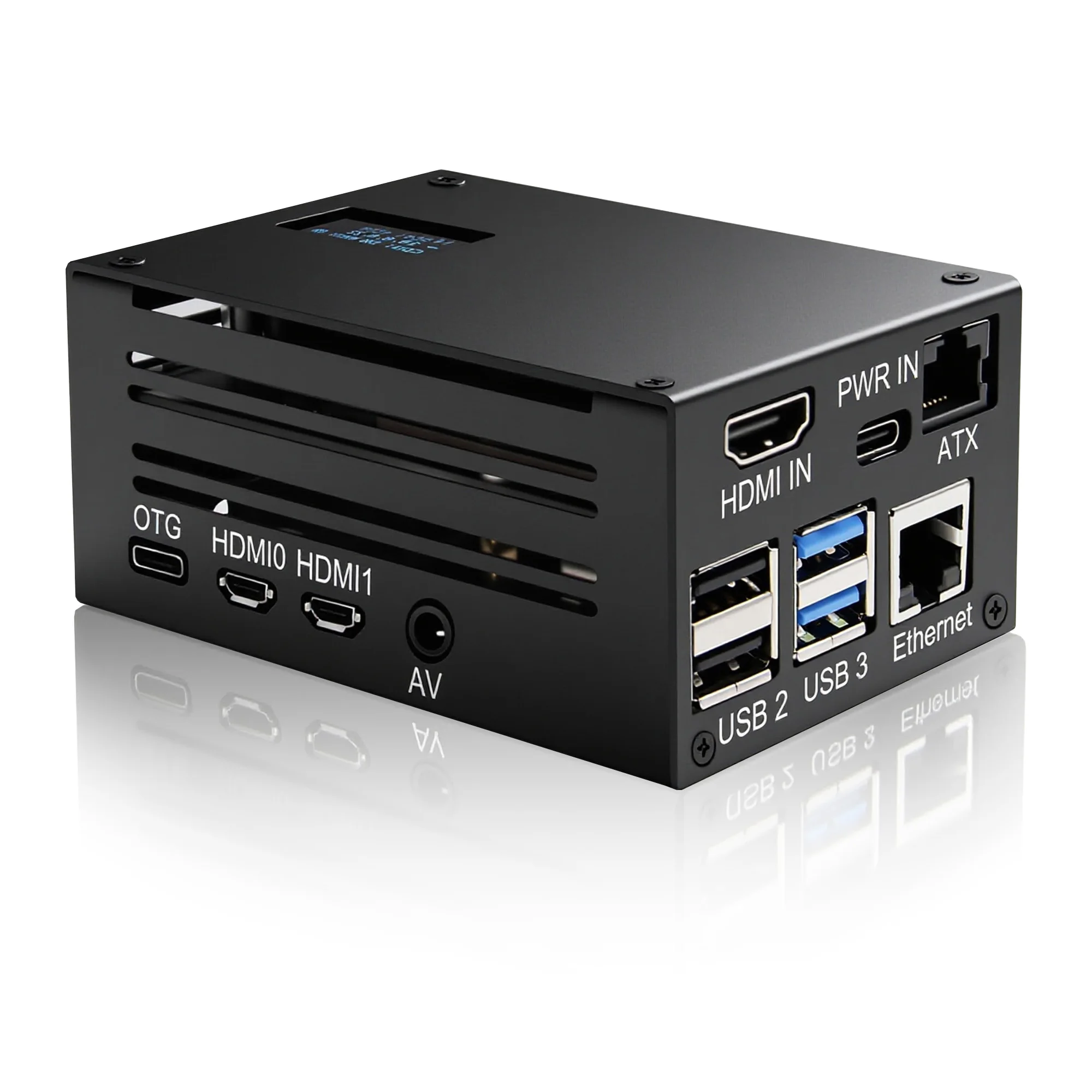 Geekworm KVM-A3+ラズパイ4モデルB Geekworm KVM-A3 para Raspberry Pi 4 KVM de código aberto sobre IP