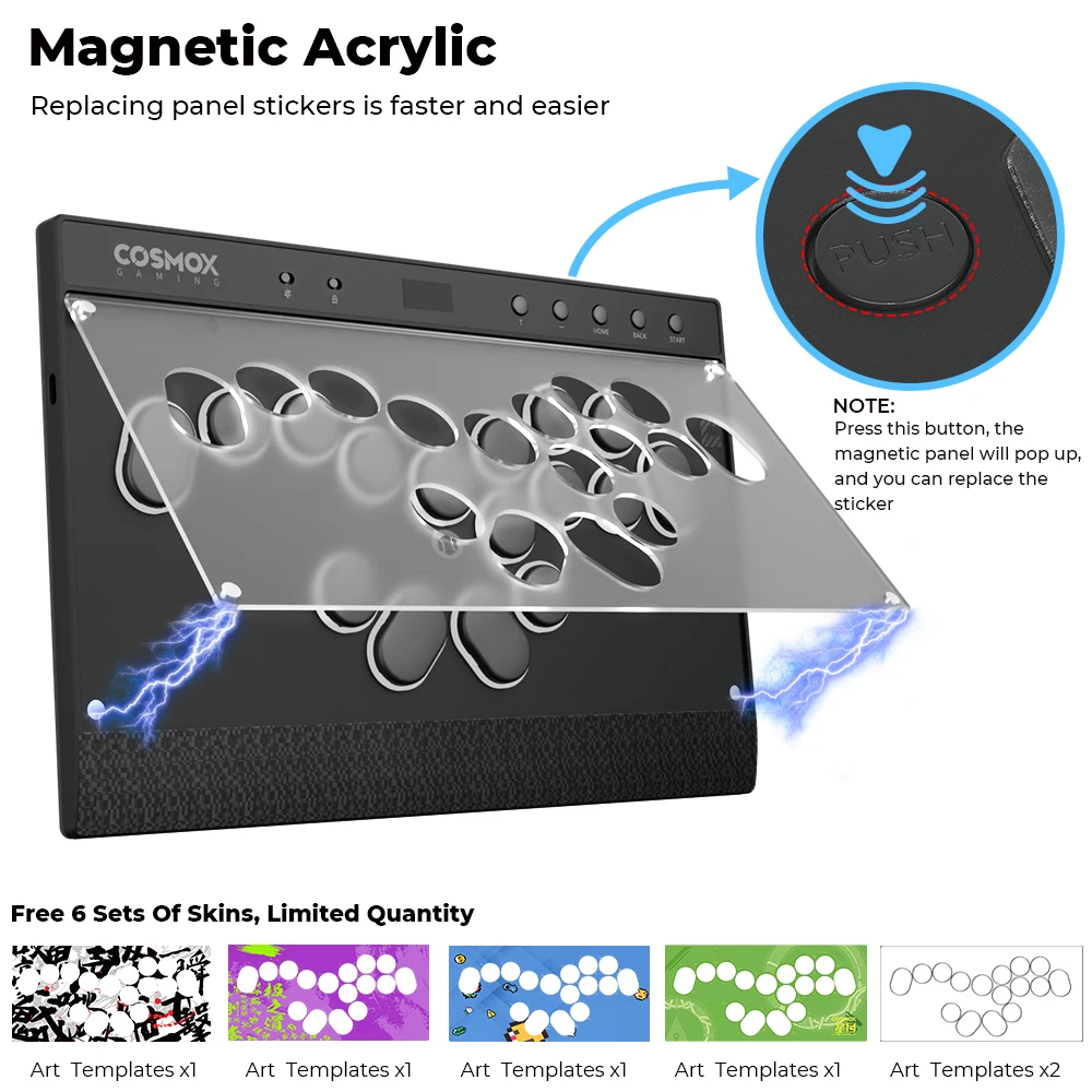 Haute42-COSMOX C16S Leverless Controller Joystick Hitbox For