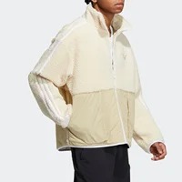 Veste de sport en polaire à col montant Adidas Authentic Trefoil pour hommes et femmes HY1378 2