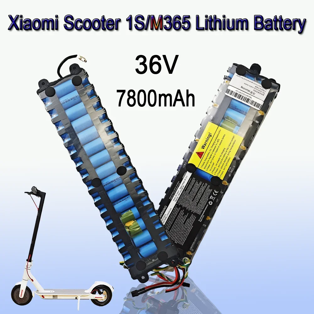 BOGJFC Pack Batterie Lithium Ion 10S3P 36 V 7800 mAh Avec Interface De Communication De Cellule Pour Xiaomi M365 Trottinette Électrique 335×70×40 mm Bleu BOGJFC Pack Batterie Lithium Ion 10S3P 36 V 7800 mAh Avec Interface De Communication De Cellule Pour Xiaomi M365 Trottinette Électrique 335×70×40 mm Bleu