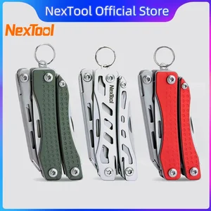 NexTool мини флагманский красный/зеленый 10 в 1 Многофункциональный складной ручной инструмент для повседневного использования отвертка мини плоскогубцы открывалка для бутылок