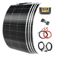 XINPUGUANG Panneau Solaire flexible Monocristallin Module 150W 19,8V. Disponible dans diverses combinaisons de kit panneaux solaires 150W, 300W, 450W, 600W 12v Système solaire kit SOLAR PANEL 1