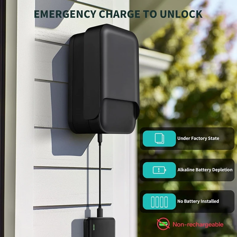 Smartlock Box For House Key With 5 Unlocking Methods Fingerprint,App Control, Access Card, Password,Suitable For Office