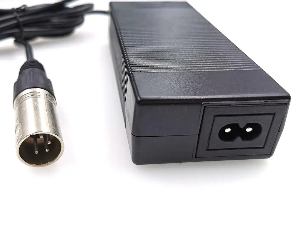 29.4v3a Lithium Batterij Oplader 7 Serie 29.4V 3a Oplader Voor 24V Batterij Elektrische Fiets Lithium Batterij Oplader 4-Pins Xlr - Afbeelding 4