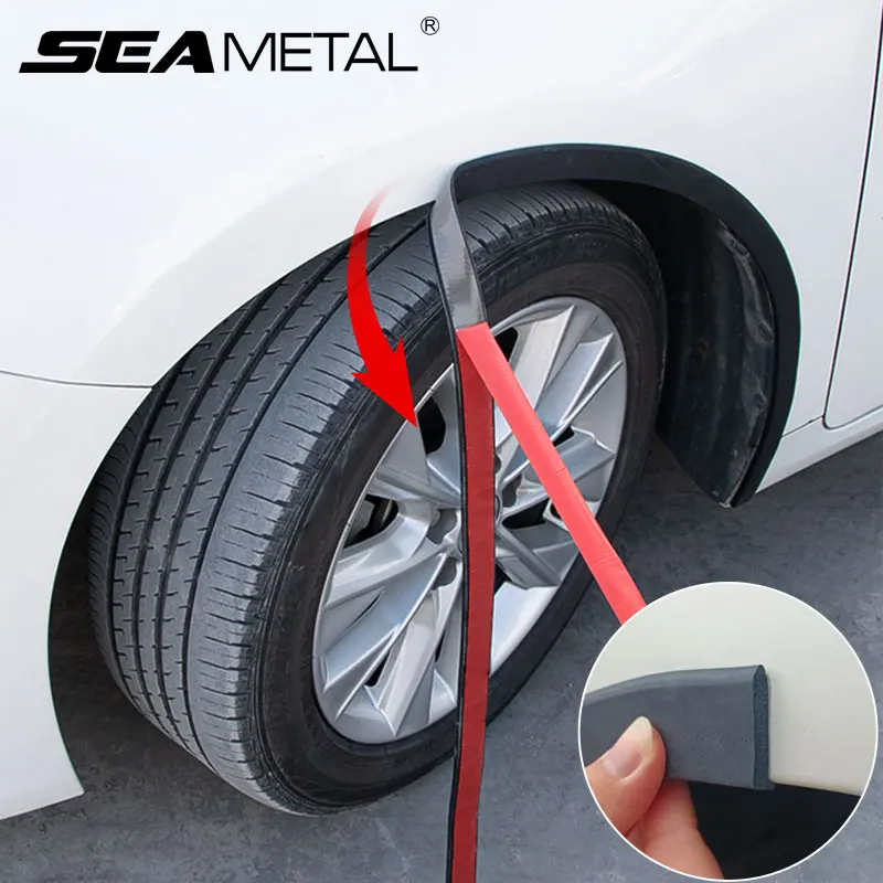 Universal Car Rubber Seal Strip Anti collision Auto Fender Flares